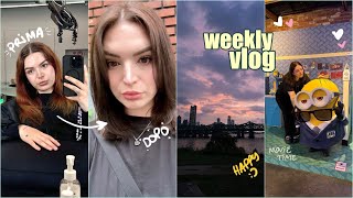 weekly korea vlog ☀️ nuovi capelli e taglio movie date haul nyc e perchè non esco di casa [upl. by Dragone]