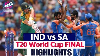 IND vs SA T20 World Cup Final 2024 Highlights  India vs South Africa Final Highlights  Highlights [upl. by Eerpud22]