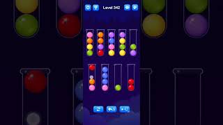 Ball Sort Level 342 Walkthrough Solution AndroidiOS [upl. by Leavelle]