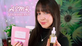 ⭐ASMR Spa Coreano💜Limpieza Facial Profunda Mascarillas y Masaje Subtítulos Soft Spoken [upl. by Lawton]