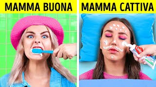 MAMMA BUONA VS CATTIVA – Scambio di Corpi  Situazioni divertenti su La La Vita Famiglia [upl. by Adrial]