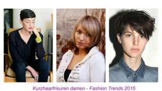 Kurzhaarfrisuren damen  Fashion Trends 2015 [upl. by Bowie]