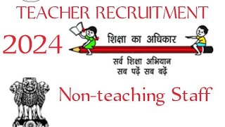 TEACHER NON TEACHING STAFF RECRUITMENT 2024।।Mailktech1 [upl. by Asirak762]