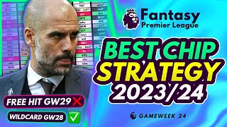 THE ULTIMATE FPL 202324 CHIP STRATEGY 📅  Wildcard Template amp Bench Boost Explained GW25 [upl. by Ydroj782]