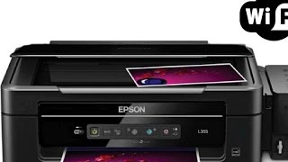 Setting WiFi Printer  EPSON L355 WiFi COMPLETE SETUP GUIDE ON WINDOW 10 [upl. by Annahsirhc]