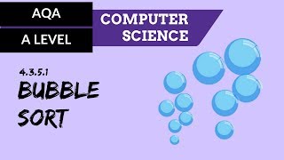 AQA A’Level Bubble sort [upl. by Notecnirp]