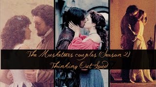 The Musketeers couples  Thinking out Loud Season 2 [upl. by Accebber377]