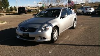 2011 Infiniti G37x Sedan Start Up In Depth Tour and Review [upl. by Kora]