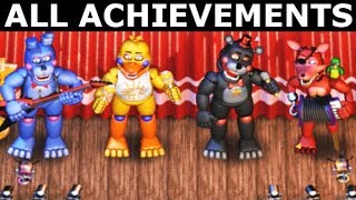 FNAF 6  How To Get All The Band Achievements Freddy Fazbears Pizzeria Simulator [upl. by Ashling]