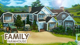 Big Family Farmhouse  The Sims 4 Speed Build [upl. by Eniamaj]