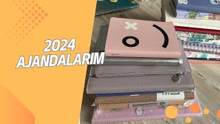 2024te kullanacağım ajandalar ve diğer tüm ajandalarım [upl. by Pall751]