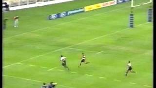 Windback Wednesday Blues 1996 v Crusaders fight and Waisake Sotutu Try [upl. by Emmi]