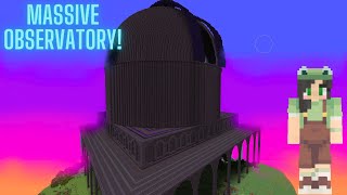 I built a MASSIVE observatory in Minecraft [upl. by Mariel328]