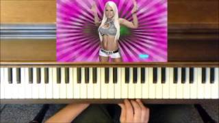 Wrestling Piano Theme Tutorials  quotPourquoiquot Maryse WWE Theme [upl. by Lindberg109]