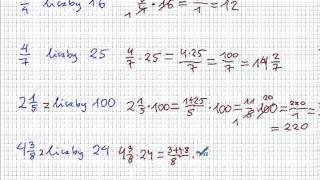 Obliczanie ułamka danej liczby  Matematyka Szkoła Podstawowa i Gimnazjum [upl. by Reuben]