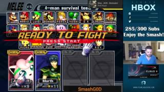 Ending HBoxs streak on Netplay SmashG0D Marth vs Hungrybox Puff bo5 [upl. by Sherr]