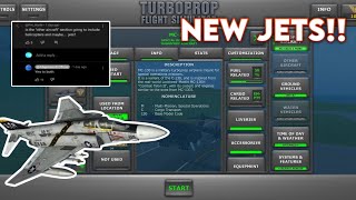 NEW JETS NEW TFS 1304 UPDATE 😳  TURBOPROP FLIGHT SIMULATOR [upl. by Blood]