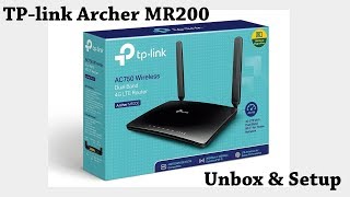 How to setup tplink AC750 Wireless Modem [upl. by Yerhcaz]