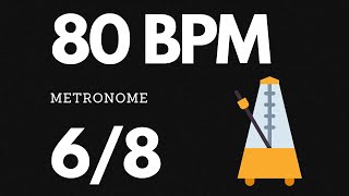 80 BPM Metronome 68 [upl. by Leraj539]