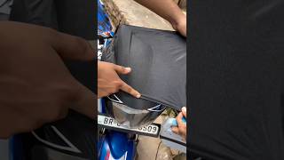 Tvs apache visor wrapping😱 shorts ytshorts wrapping tvsapache1604v [upl. by Sieber]