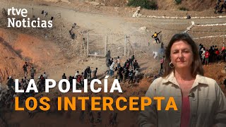 CEUTA El GRAN DESPLIEGUE POLICIA evita la ENTRADA masiva de MIGRANTES tras los llamamientos RRSS [upl. by Wons448]