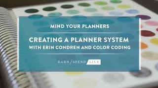 Creating a Planner System 101 ft Erin Condren Life Planner and Color Coding [upl. by Leamse939]