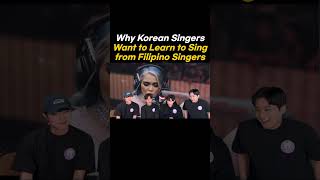 Why Korean singers were shocked to see a Filipino singer kztandingan reaction filipino [upl. by Montague]