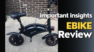 Reviews about the ANCHEER ‎AMA005931 ‎Electric Bike [upl. by Gnuhp379]