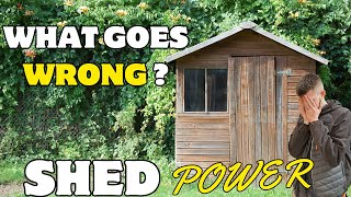 What Goes Wrong   Shed Power Install [upl. by Elsie]