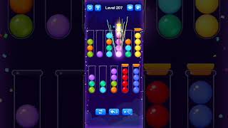 Ball Sort Level 207 Walkthrough Solution AndroidiOS [upl. by Joette]