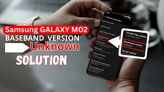 Samsung M02 Baseband Unknown Easy Solution Revealed [upl. by Rinee]