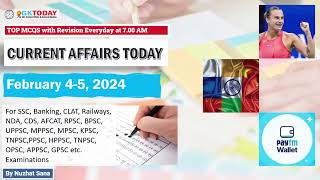 45 FEBRUARY 2024 Current Affairs by GK Today  GKTODAY Current Affairs  2024 [upl. by Einnalem]