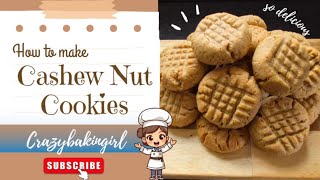 How to make cashew nut cookiesasmrfoodrecipecookiesasmr [upl. by Koss]