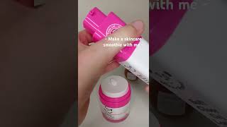 Make a skincare smoothie with me 💗 skincaresmoothie [upl. by Wilburt]