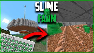 ⭐ Como HACER GRANJA de SLIME para MINECRAFT JAVA 120 sin PICAR CHUNK FACIL✅ [upl. by Cthrine901]