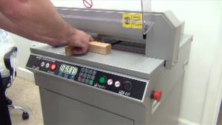 450VS Digitally Controlled Electric Paper Cutter [upl. by Manthei]