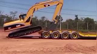 excavator fails  kecelakaan ekskavator [upl. by Ydennek388]