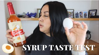 New Coffee Syrup Review  Torani Salted Egg Yolk Syrup Taste Test  Coldbrew Recipe [upl. by Conlon]