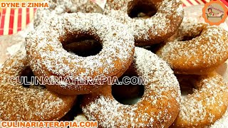 Rosquinhas Fritas de São João  Culinária Terapia por Dyne e Zinha [upl. by Prospero907]