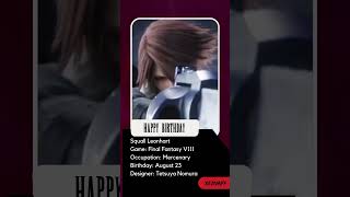 Happy Birthday Squall Leonhart Final Fantasy VIII [upl. by Burnside]