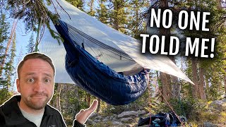 I Wish I Knew This Sooner About Hammock Camping [upl. by Siramay]