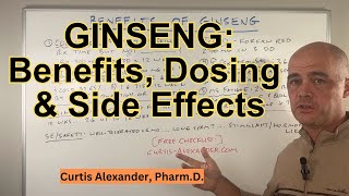 Pharmacist Reviews Panax Ginseng Proven Benefits Dosing Side Effects  Safety [upl. by Madelle]