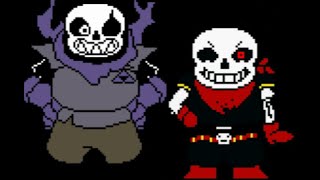 FellSwap Sans And PapyrusSwapFell Sans And Papyrus Sing Bad Apple [upl. by Pearse]