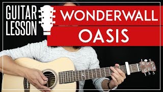 Wonderwall Guitar Tutorial  Oasis Guitar Lesson 🎸 Easy Chords  Guitar Cover [upl. by Oreste]