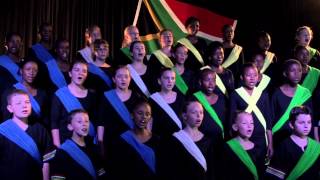 Cantare Childrens Choir Sings South Africas National Anthem [upl. by Lyckman202]