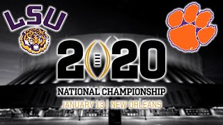 LSU vs Clemson Football 2020 National Championship Game Highlights [upl. by Rosa]