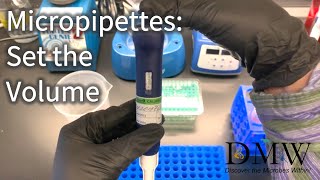 Micropipettes Set the Volume [upl. by Nahoj245]