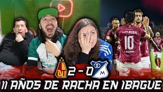 TOLIMA 🔥 REACCIÓN TOLIMA vs MILLONARIOS 20 Liga BetPlay Dimayor 2024 1  Fecha 4 [upl. by Blumenfeld]