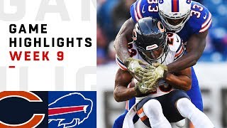 Bears vs Bills Week 9 Highlights  NFL 2018 [upl. by Udele480]