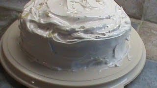 Egg White Icing on Pineapple Filled Cake [upl. by Valda]